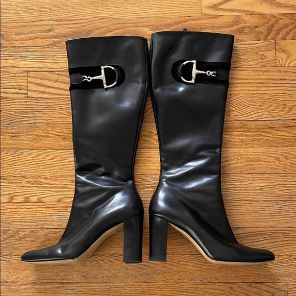 Tall black Gucci boots size 41 in perfect condition. - Picture 3 of 4